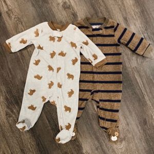 2-pack Fleece Footed Sleep & Play
